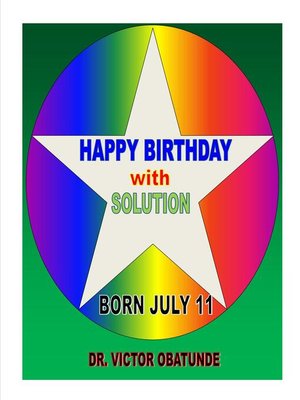 cover image of BORN JULY 11